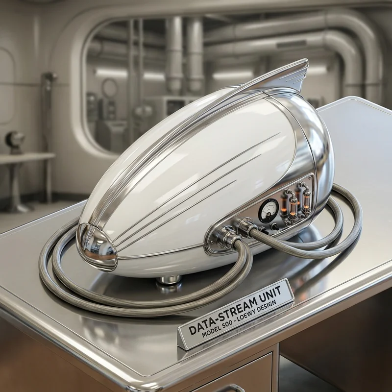 Mémoire IA Streamlined Style Raymond Loewy