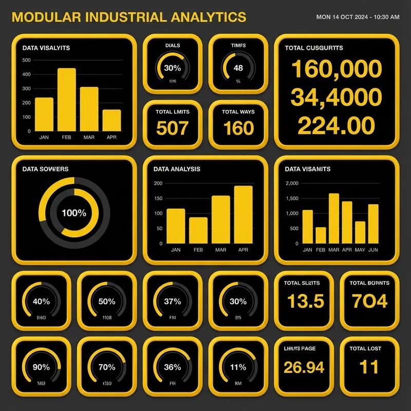 Dashboard SaaS Industriel Style Roger Tallon Essonne