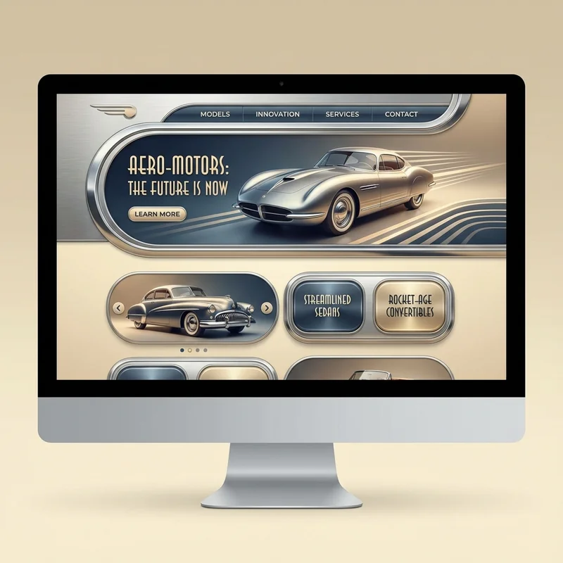 Web Design Streamline Style Raymond Loewy 91